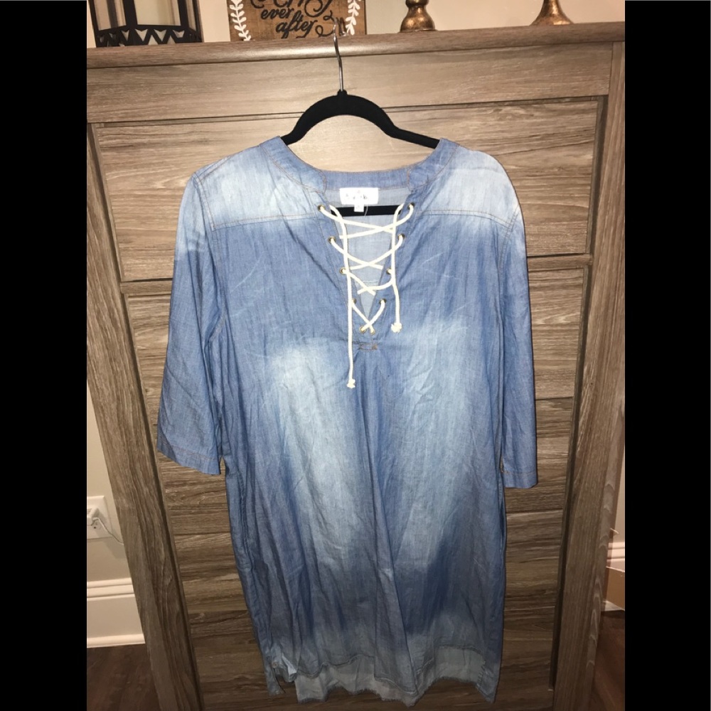 Denim dress